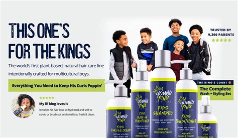 Young king hair care - Young King Hair Care was inspired by my son Kade, whose feisty personality, intelligence and charisma makes him so easy to love. He was born with a head full of hair, and early on I recognized the importance of ensuring he knew how to take care of it as he grew older. After struggling to find natural, plant-based hair